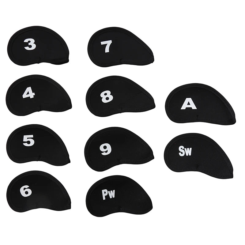 10 Pcs Golf Club Head Covers Iron Putter Head Cover Putter Headcover Set Outdoor Sport Golf Accessoires