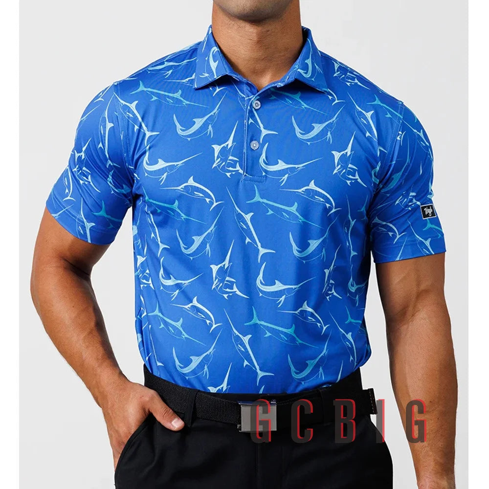 New Mens Golf Polo Shirt Mens Casual 100% Polyester Polo Shirt Men Quick Dry F1 Racing Polo Shirt For Men Plus Size Golf shirt