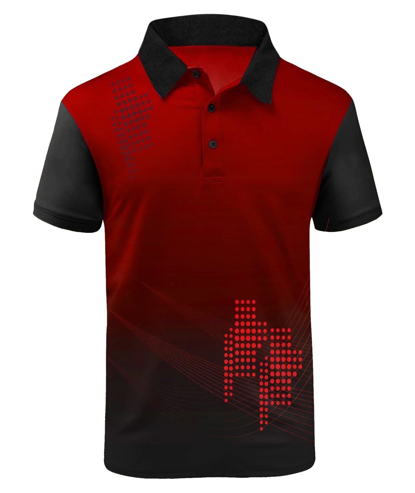Mens Golf Shirts Short Sleeve Print Patterns Performance Moisture Wicking Polo Shirt 2026