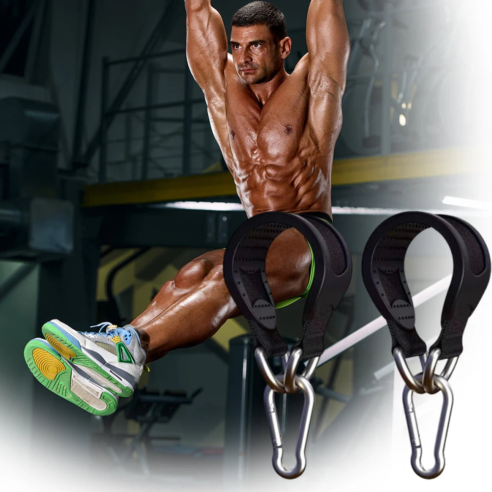 2PCS Boxing Bag Hanger Fitness Anti-Slip Safety Belt Punching Bag Straps Multi-Purpose Camping Swing Strap Gym Fitness Equipment