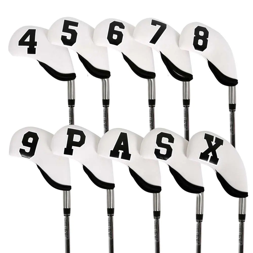 Accessories With Number Design Iron Wedge Protector Golf Iron Headcover Golf Head Cover Golf Iron Covers Set Protector Case