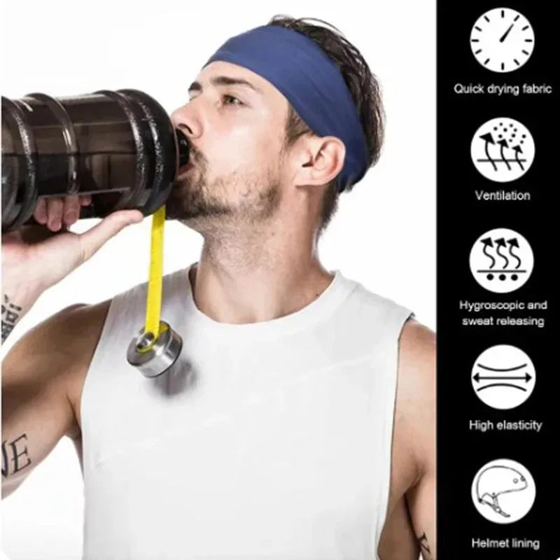 Sports Headband, Cycling/Yoga/Running/Fitness/Tennis/Yoga/Gym For Men and Women,Sports Hair Accessories Sport Sweat Headband
