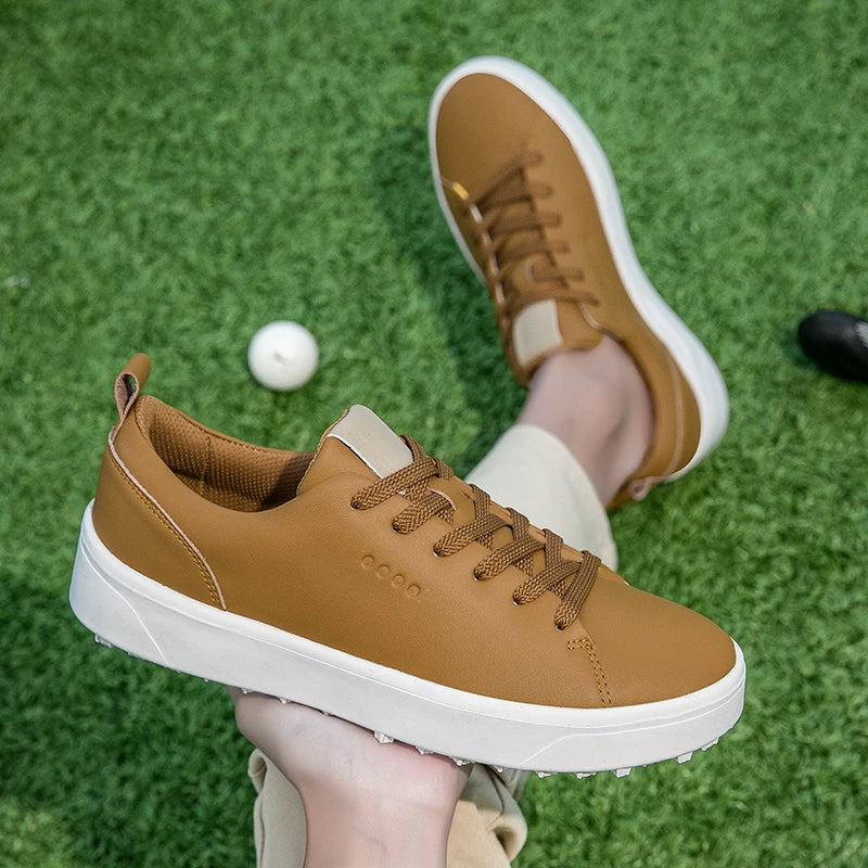 Couple Golf Shoes Men 2024 Comfortable Non-slip Outdoor Golfer Training Spikeless Casual Leisure Walking Golf Sneakers Women