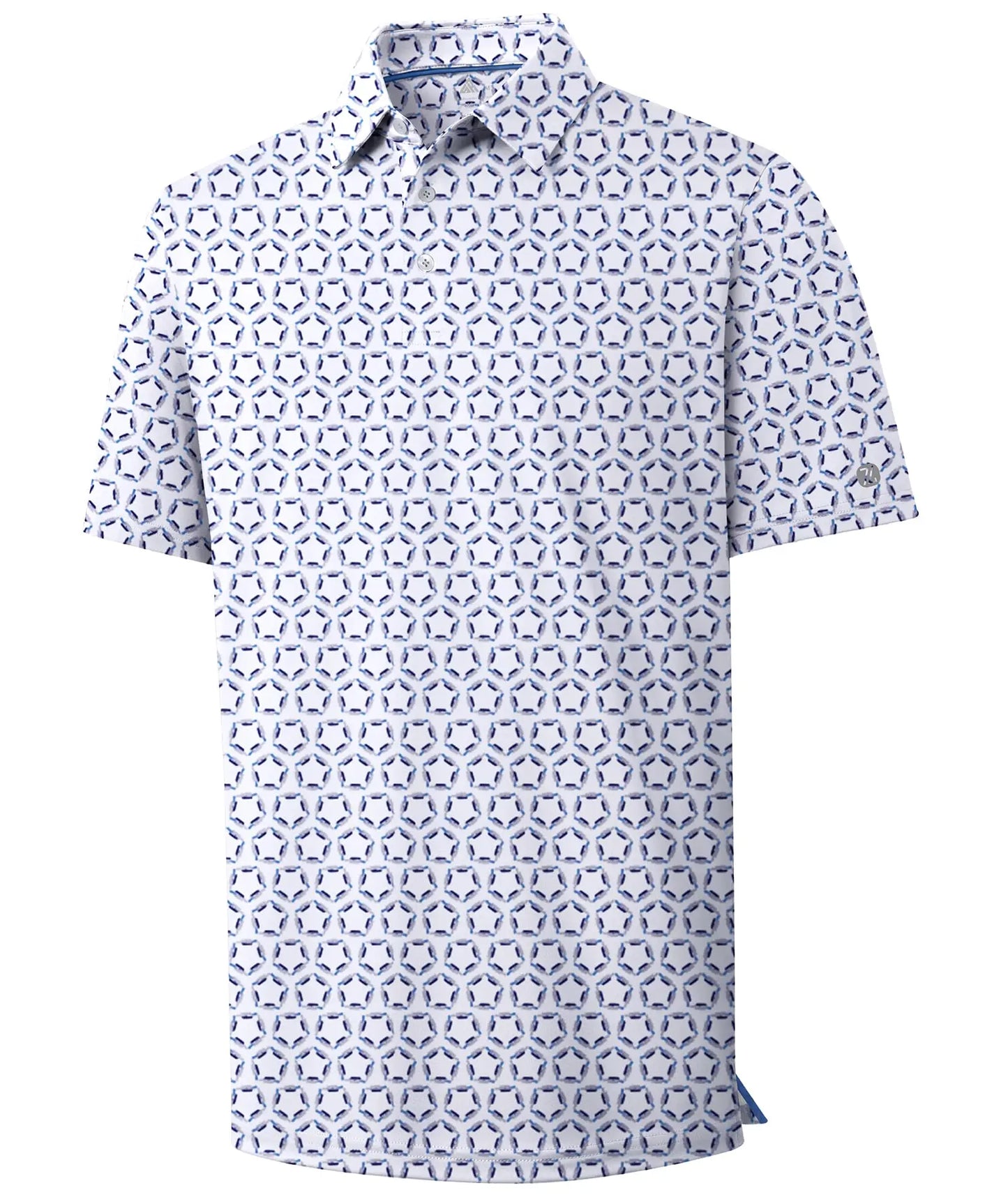 Mens Golf Shirts Short Sleeve Print Patterns Performance Moisture Wicking Polo Shirt 2026
