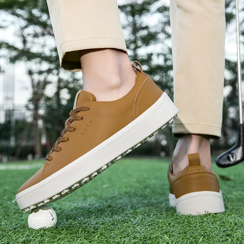 Couple Golf Shoes Men 2024 Comfortable Non-slip Outdoor Golfer Training Spikeless Casual Leisure Walking Golf Sneakers Women