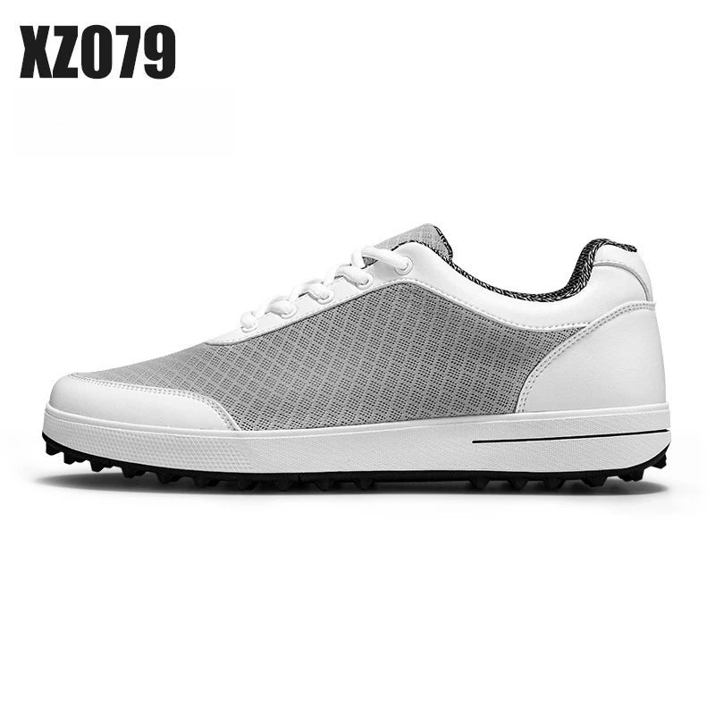 PGM Golf Men's Shoes Summer Mesh Breathable Lightweight Fashion Casual Sneakers XZ079