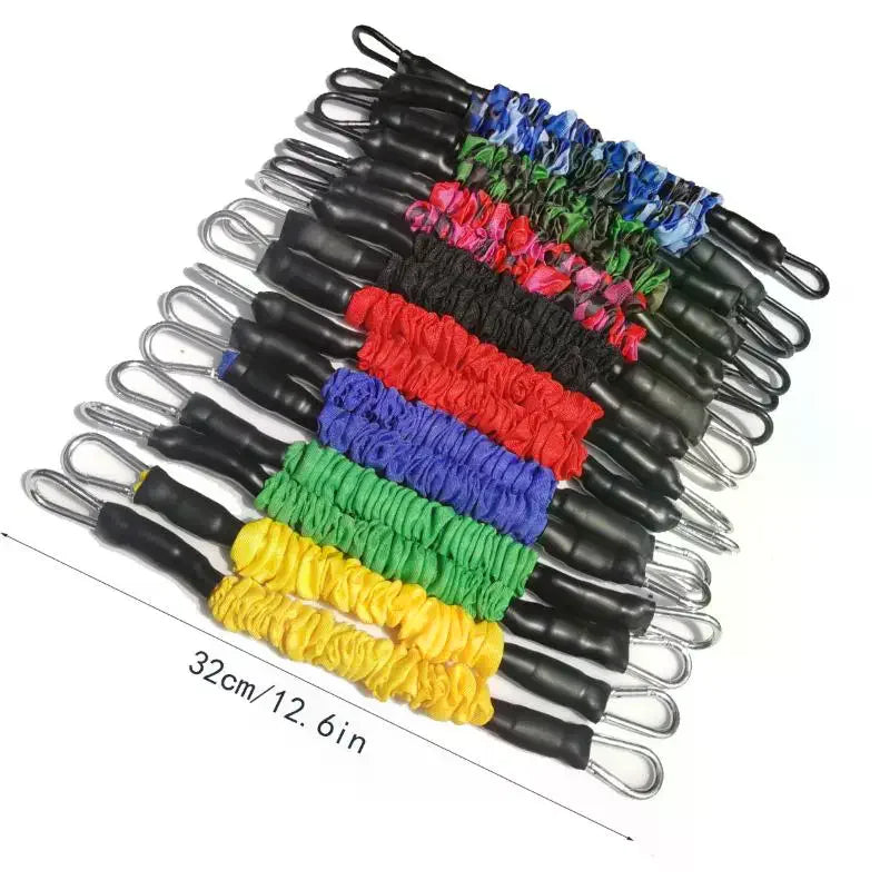 1Set Leg Strength Trainer Fastener Fitness Foot Ring Foot Buckle Ankle Strap Stretch Resistance Band Pull Cord Accessories