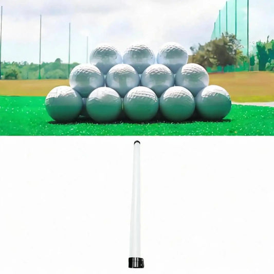 Golf Ball Collector Tube 21 Ball Capacity Shag Tube Accessories for Outdoor Golf Practice Sports Equipment