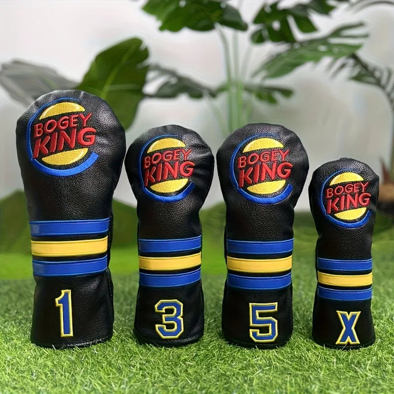 Fashionable golf club head covers; Golf accessories, made of dust-proof and durable materials, providing the best protection