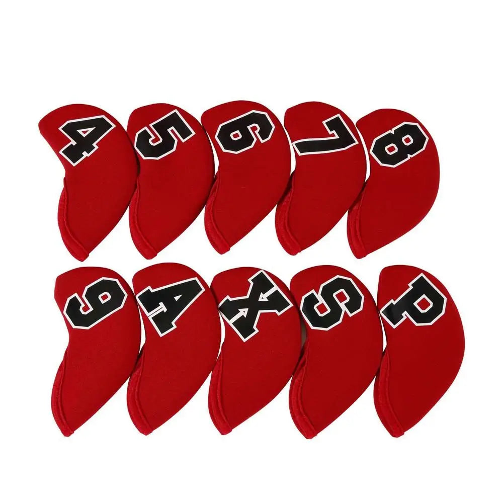 Accessories With Number Design Iron Wedge Protector Golf Iron Headcover Golf Head Cover Golf Iron Covers Set Protector Case