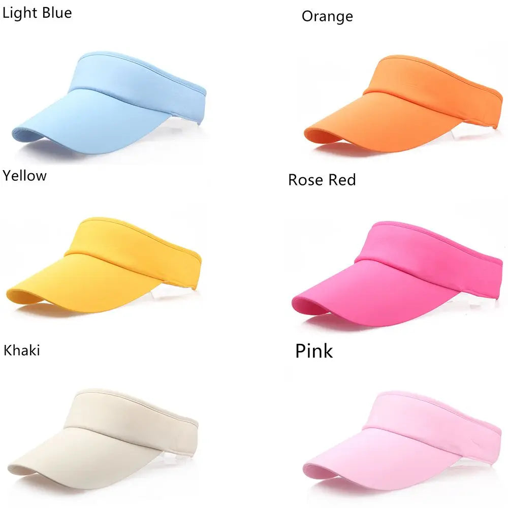 Women Tennis Golf Sun Visor Unisex Cap Hat Headband