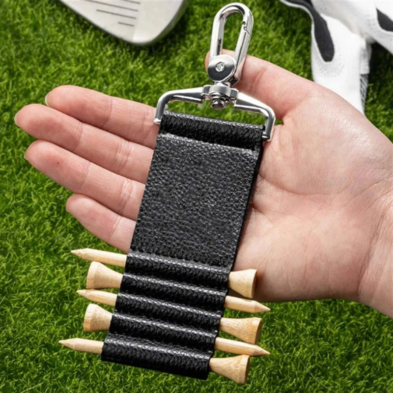 Colorful Golf Hang Gloves Magic Tape Double Sided Golf Tee Holder Clip Outdoor Portable Hanging Golf Tees Golf Accessories