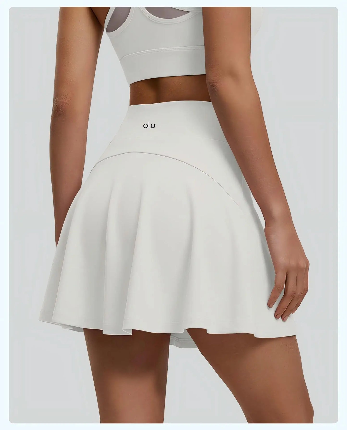 2026 New high-end fashionable women pleated skirt - anti-glare pocket mid-length skirt golf sport luxury short skirt