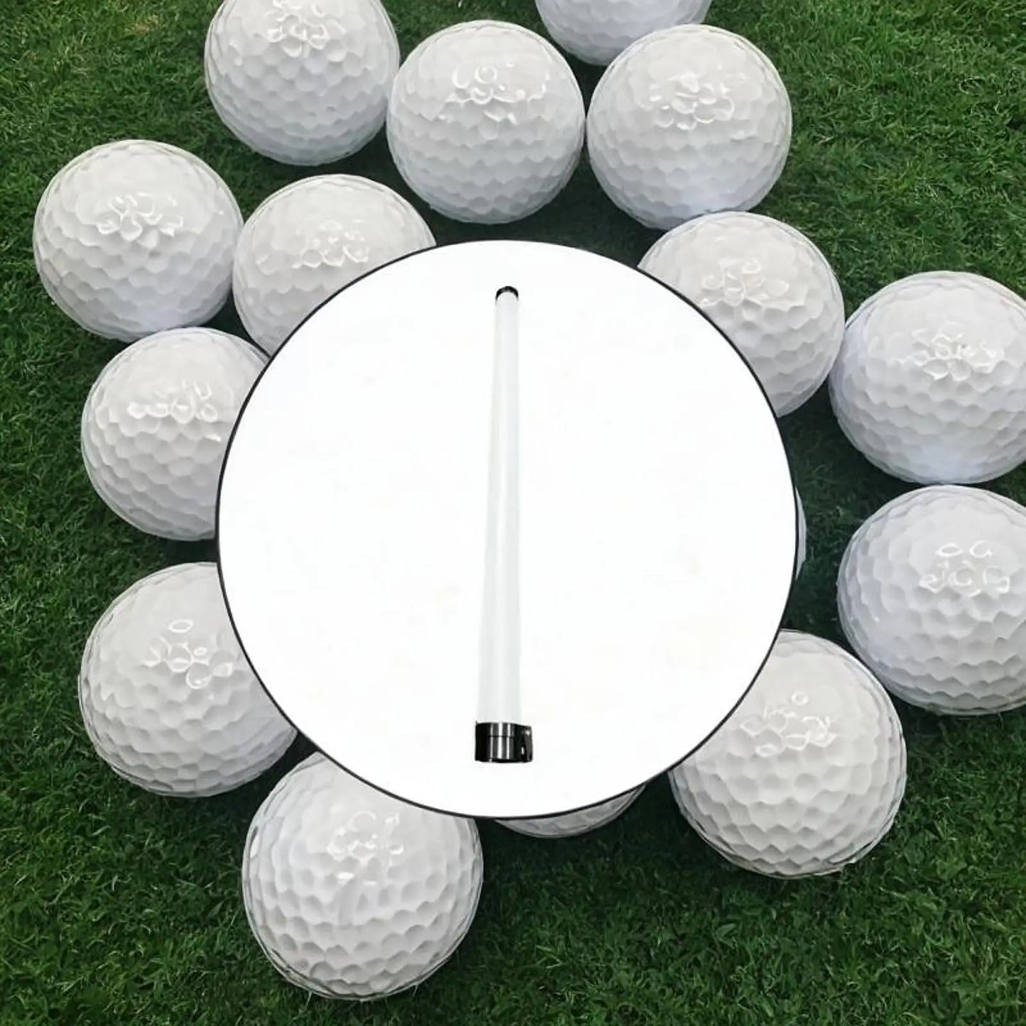 Golf Ball Collector Tube 21 Ball Capacity Shag Tube Accessories for Outdoor Golf Practice Sports Equipment