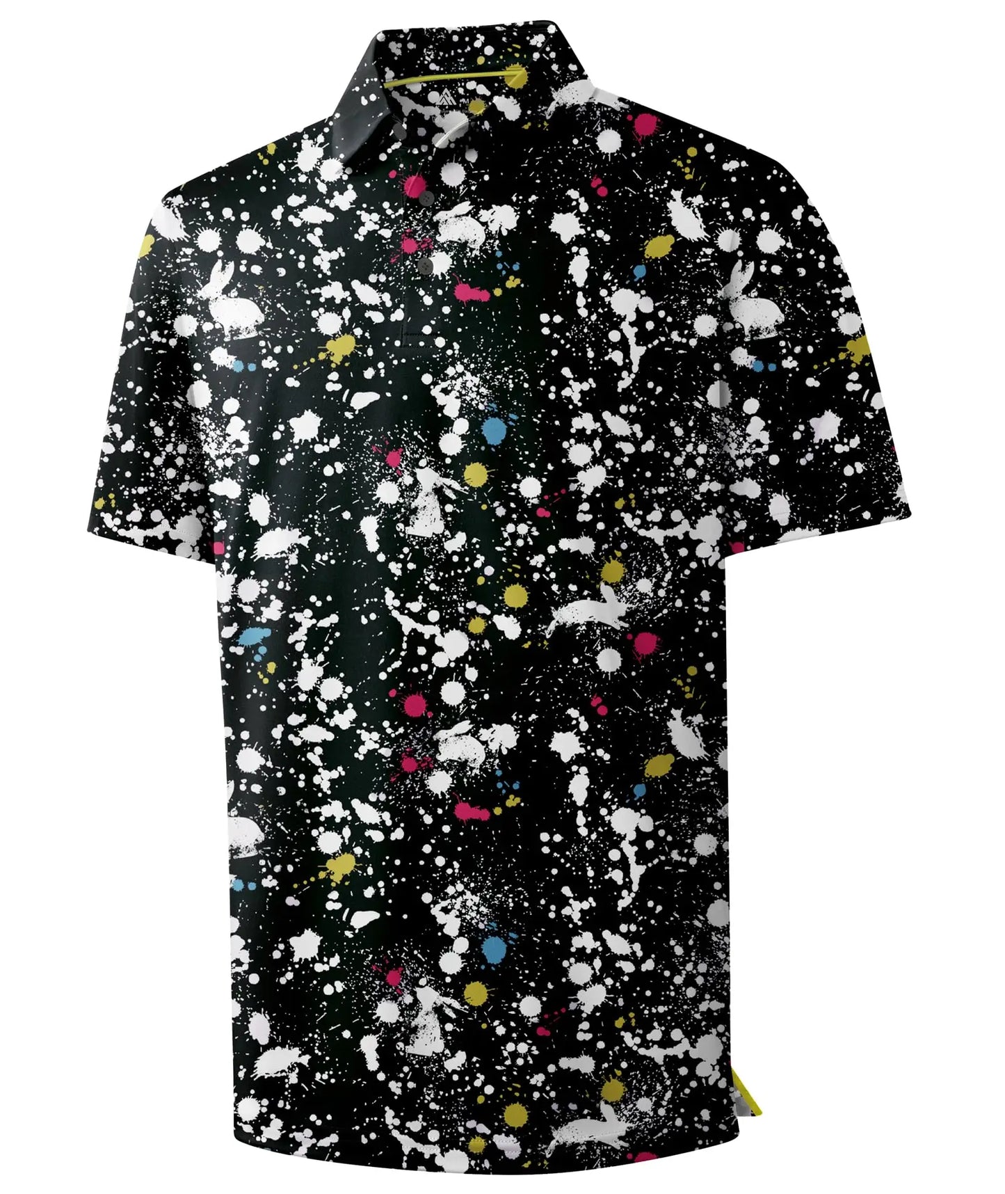 Mens Golf Shirts Short Sleeve Print Patterns Performance Moisture Wicking Polo Shirt 2026