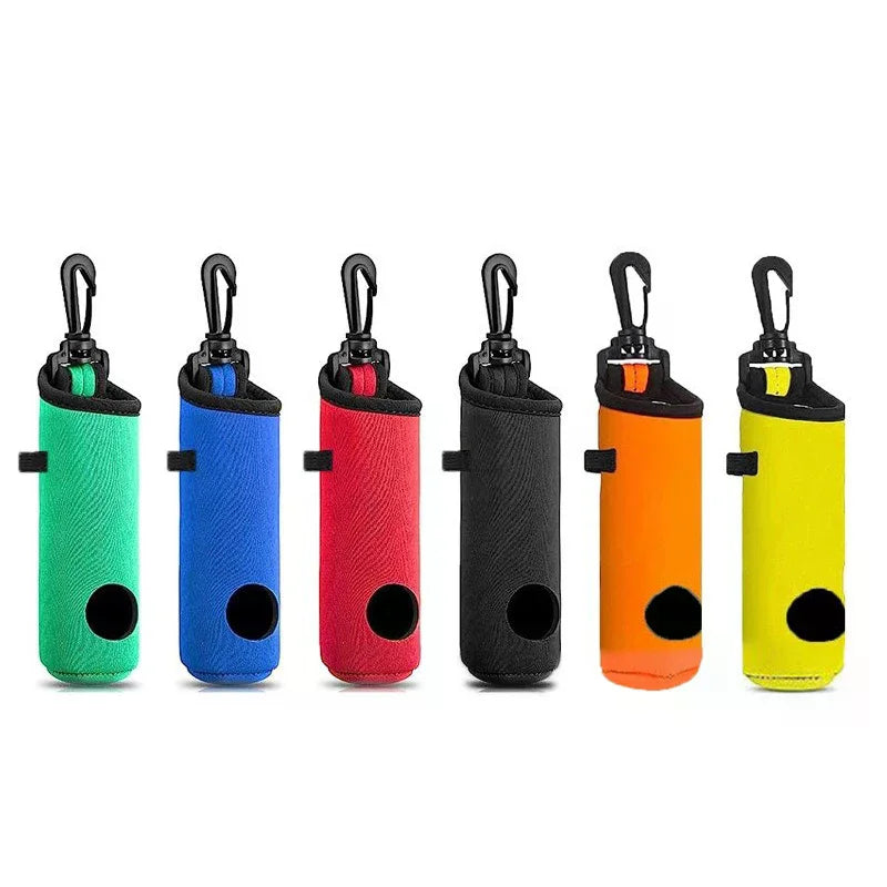 1Pc Golf Tee Holder Golf Ball Carry Bag Pouch Golf Ball Holder Keychain Belt Clip Golf Gifts Accessories