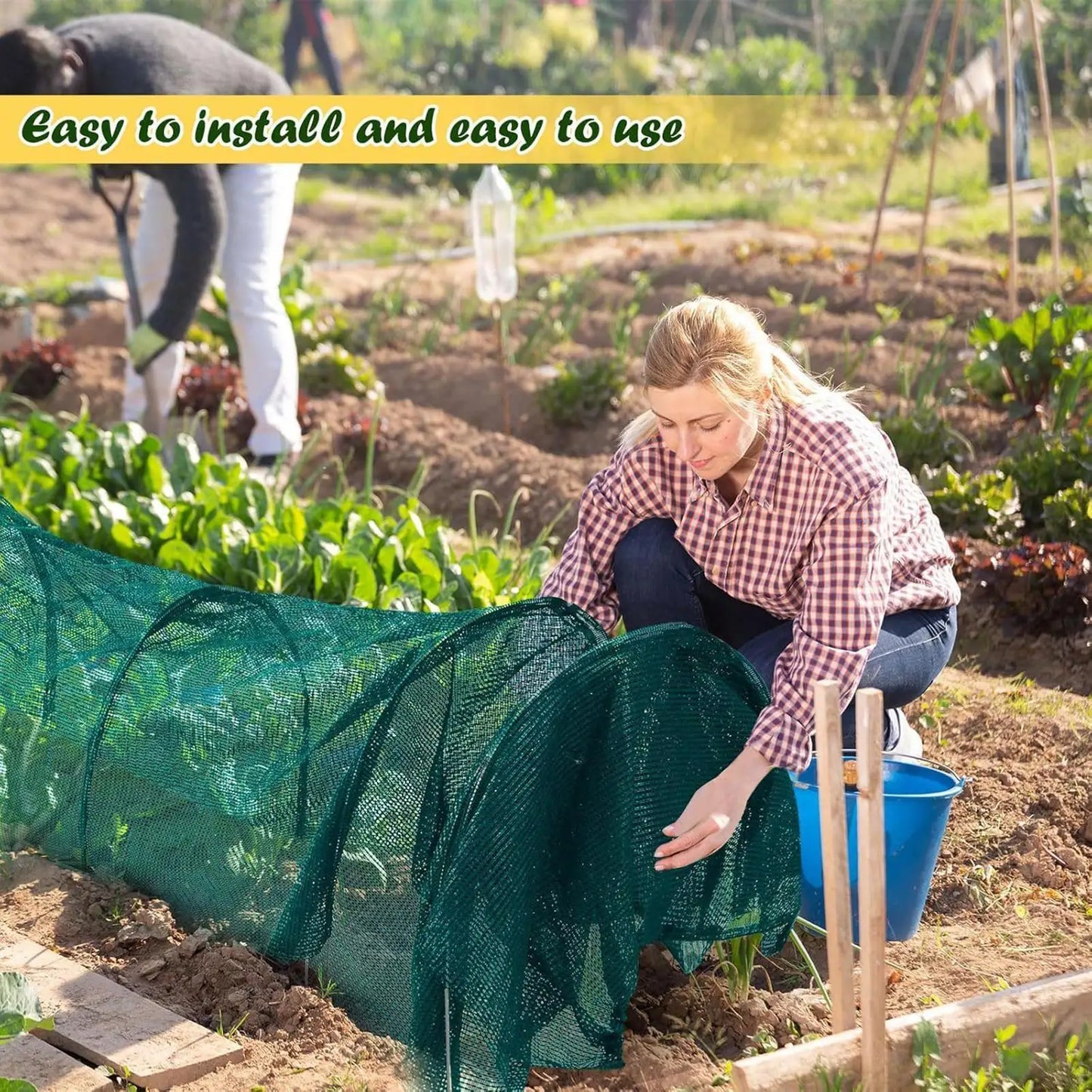 Garden Netting Raised Beds Bird Barrier Screen Vegetable Protection Greenhouse Tunnel Cover for Fruits Flowers Cucumber Tomato