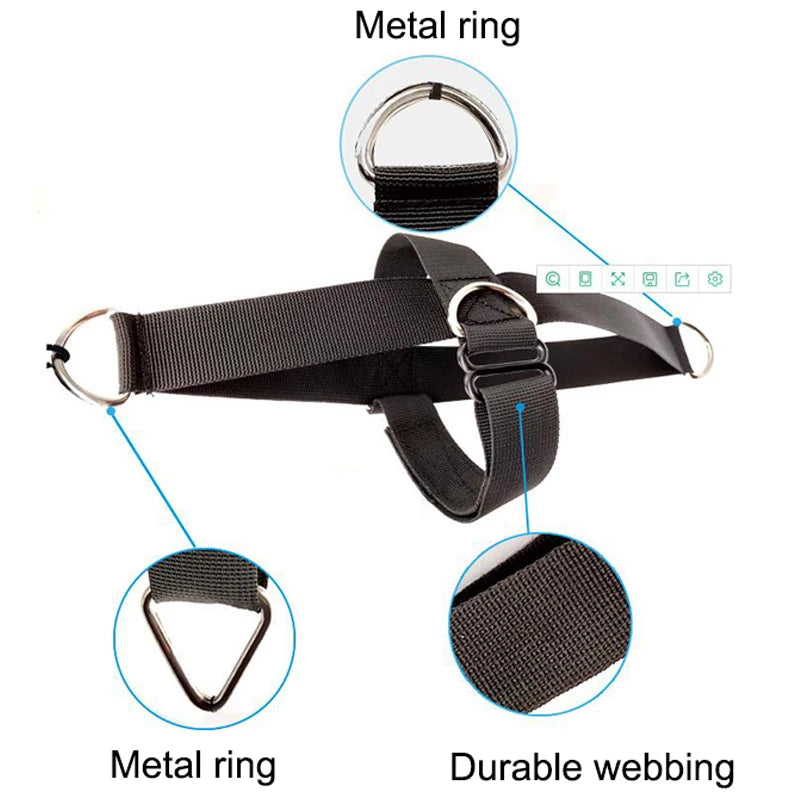 Fitness Attachment Black Red Ankle Straps,Foot Strap for Cable Machine,Glute Kickback Leg Exercise for Cable Machines