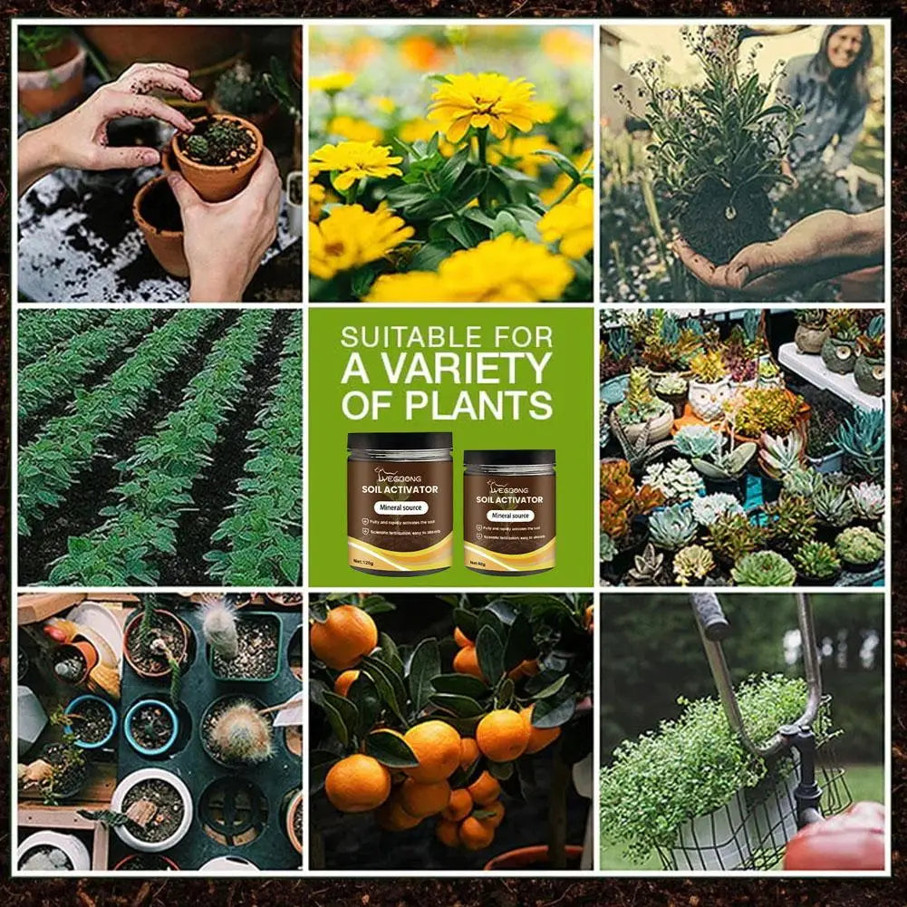Garden Soil Conditioner & Loosening Agent - Promote Rooting Increase Fertility Essential For Indoor Outdoor Flower Plants