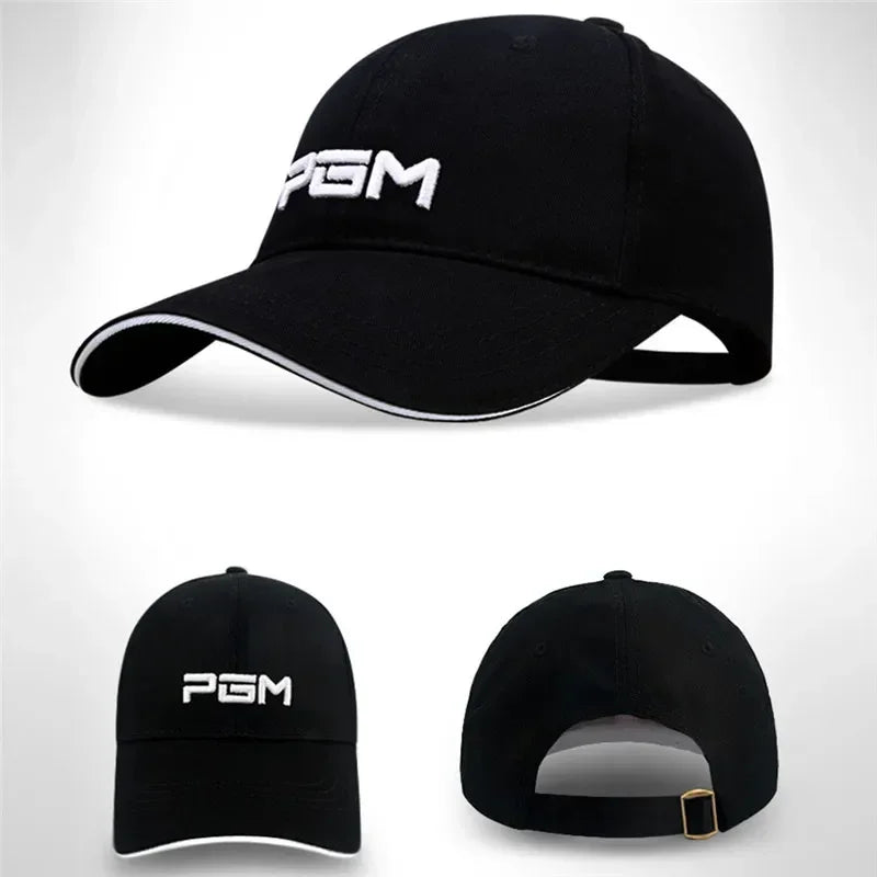 Golf Caps Adjustable Hats Outdoor Sport Cycling Hiking Cap For Men Women Windproof Travel Cotton Cap Black White Hat MZ018