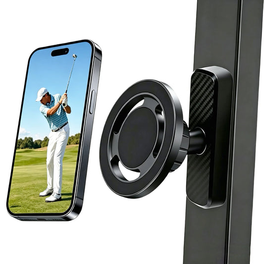 Magnetic Phone Holder for Gym, Portable Magnetic Phone Mount for MagSafe iPhone 12-16 Series 360°Adjustable Gym Accessories