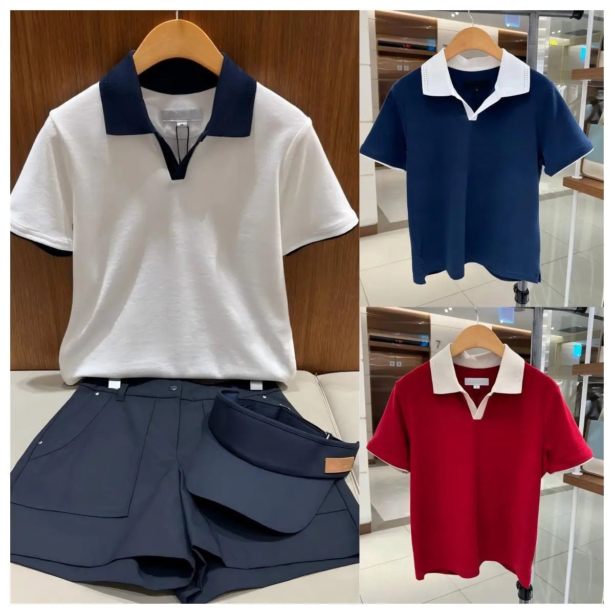 Women's Short-Sleeve Golf Shirt: New Arrival, Versatile Casual Sports Collared Top