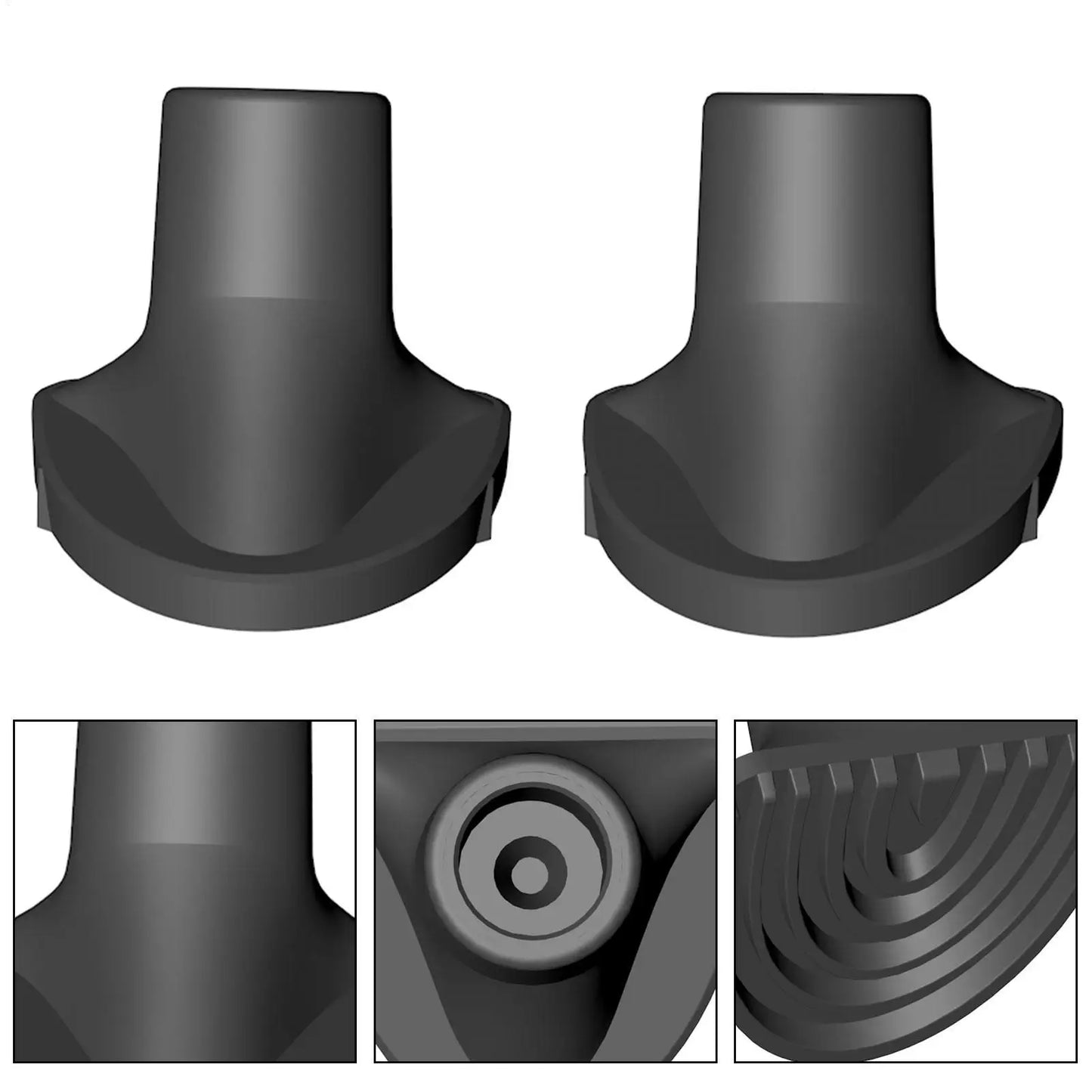 Golf Bag Feet Replacement Anti-Slip Rubber Golf Bags Stand Universal Golf Bag Legs Attachment Outdoor Sports Gym Accessories
