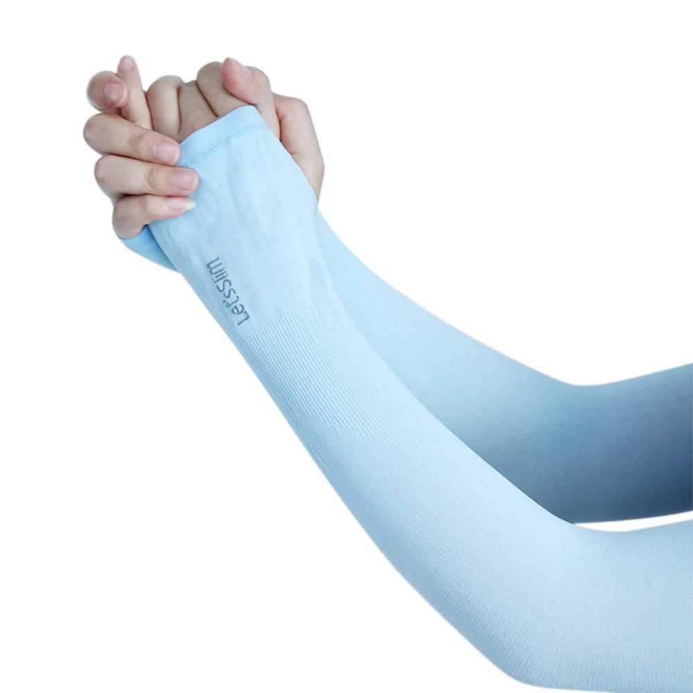 Arm Sleeves Long-sleeved Glove Women Sunscreen Sleeves Half Finger Sleeves Sun Protection Gloves Sun UV Protection Hand Cover