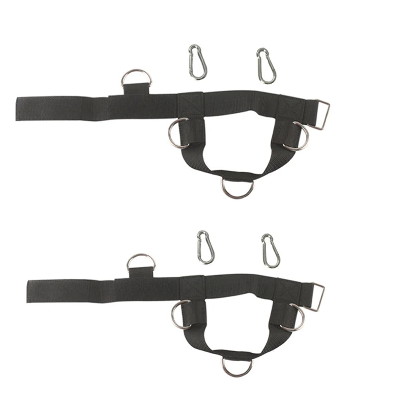 Fitness Attachment Black Red Ankle Straps,Foot Strap for Cable Machine,Glute Kickback Leg Exercise for Cable Machines