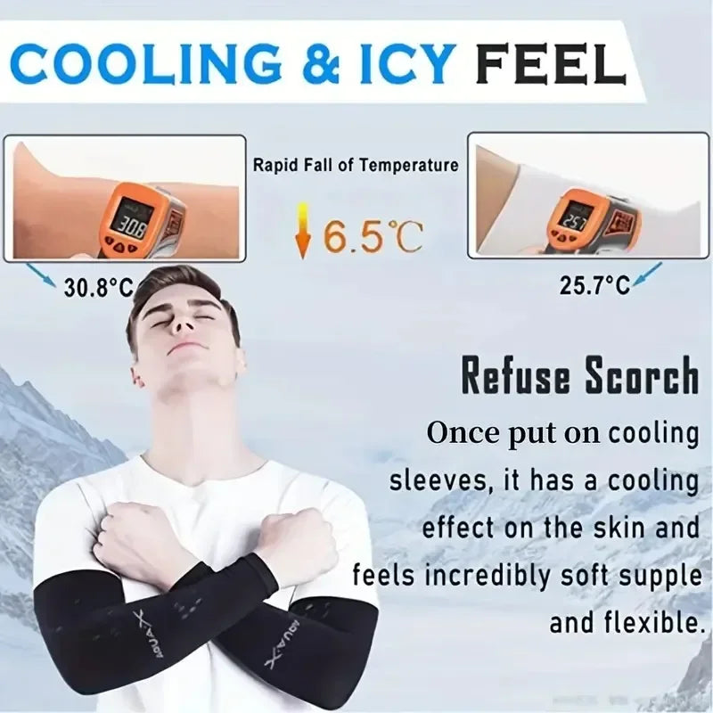 1 Pair Arm Sleeves for Women Men Breathable Sun Protection Sleeves UV Protective Gear for Outdoor Adventures Sports and Driving