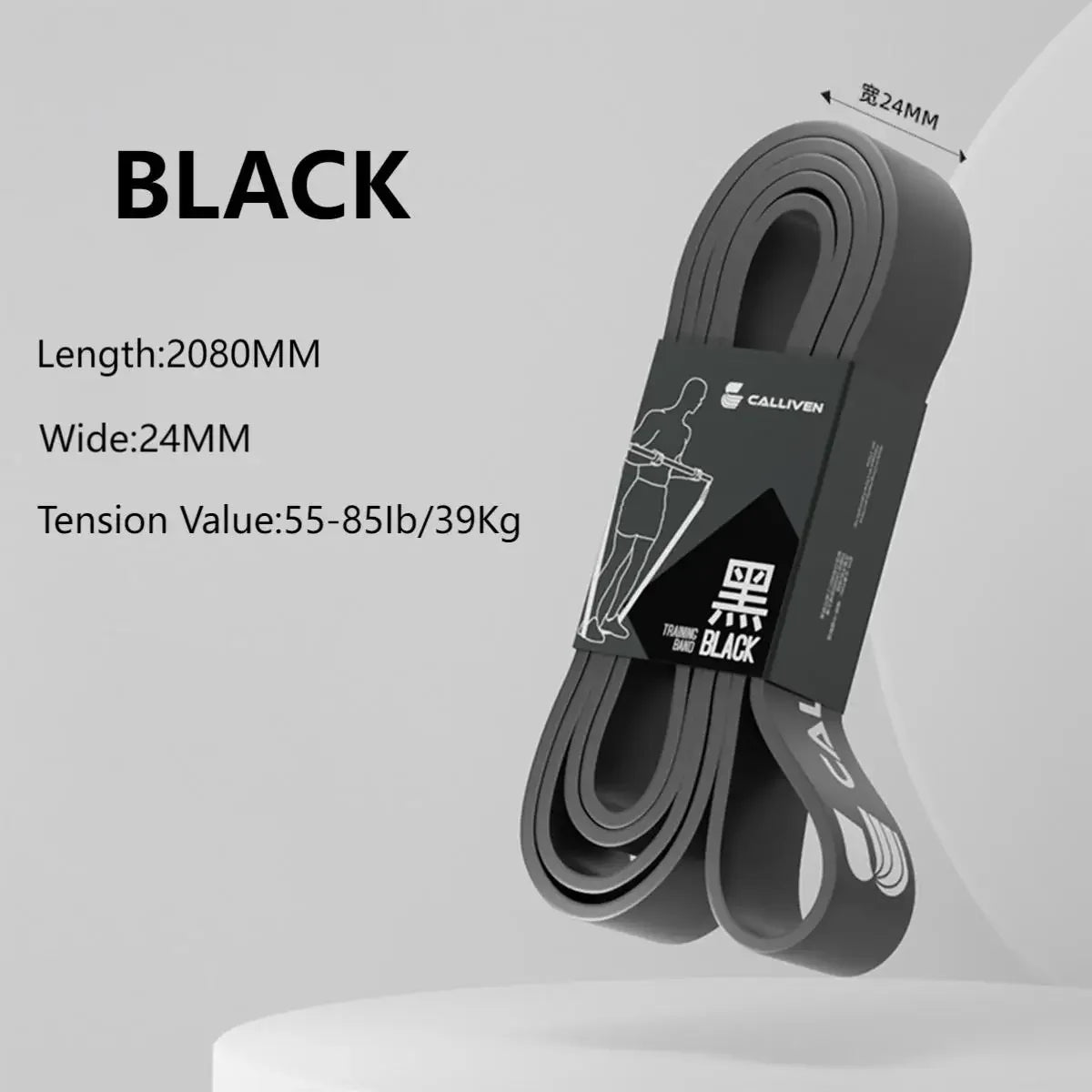 Fitness Elastic Band Fitness Enthusiast Resistance Tension Band Strength Training Yoga Waist and Leg Tension Rope Auxiliary Band