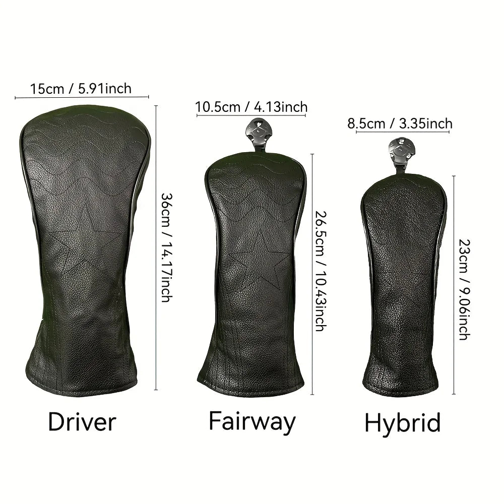 Interesting golf club headgear; Golf accessories are made of dust-proof and durable materials, providing the best protection for