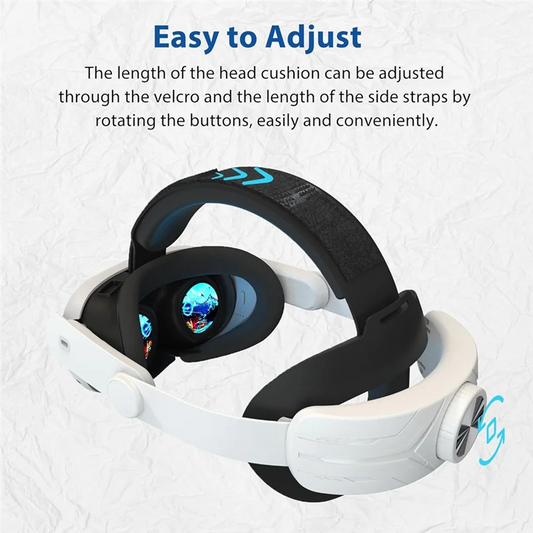 -ABDH Head Strap Accessories Compatible For Quest 3 DOBEWINGDELOU Replacement Accessories Elite Strap For Enhanced Comfort Adjus
