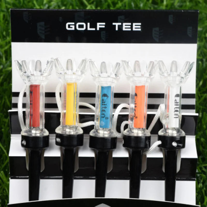 1 Set 79mm 5Pcs Golf Training Ball Tee Magnetic Step Down Golf Ball Holder Tees Outdoor Golf Tees Accessories Golf Tees