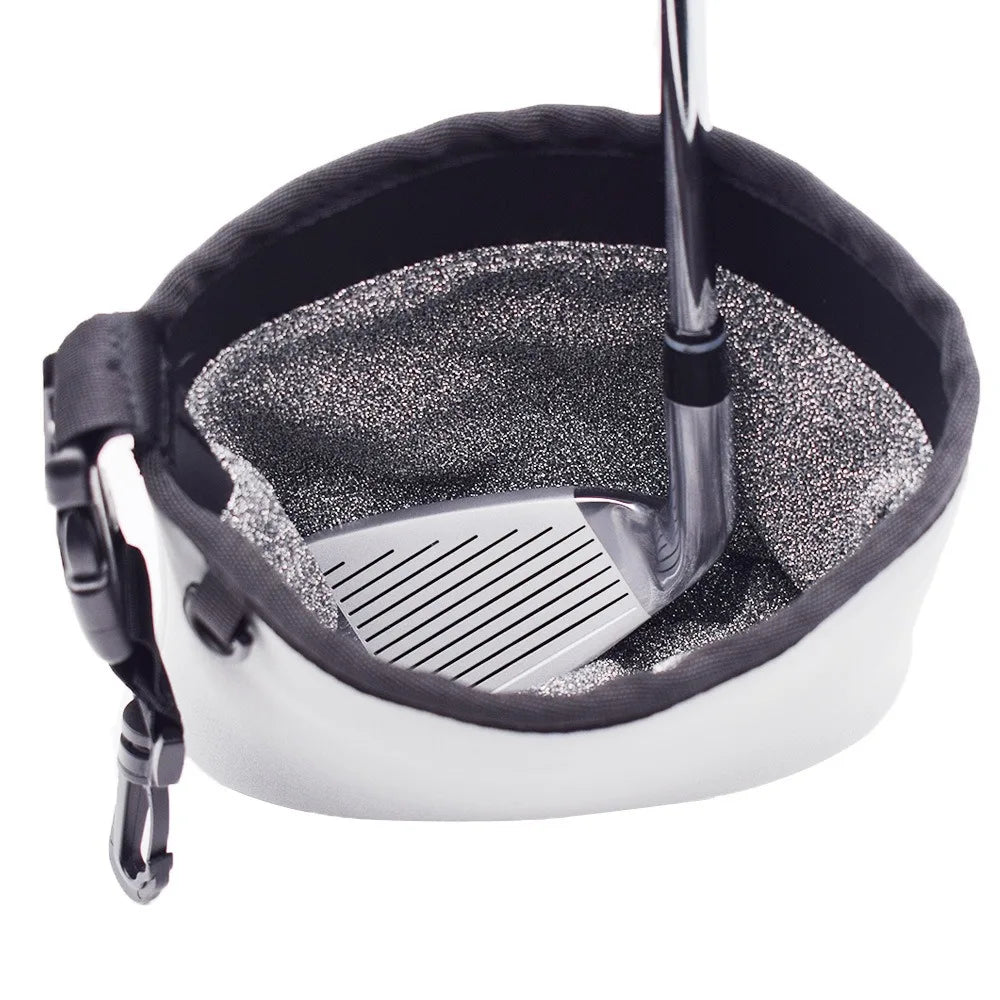 Golf Club Cleaning Bag Wear Resist Equipment Cleaning Pouch Golf Ball Organizer Pocket Golf Club Bag Accessories