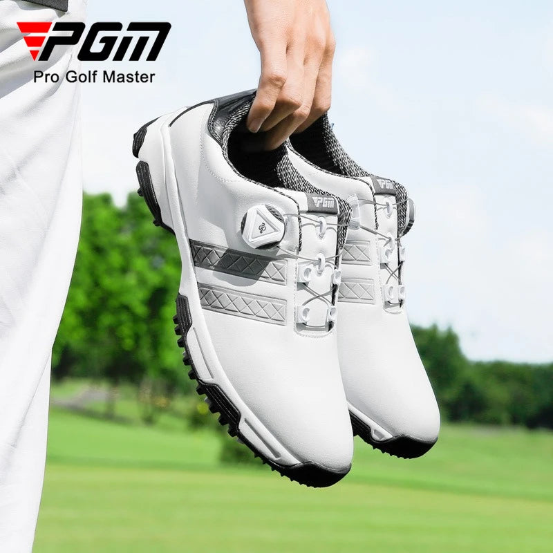 PGM Men Golf Sneakers Waterproof and Non Slip Spinning Lace Sports Shoes Manufacturer Direct Supply XZ160
