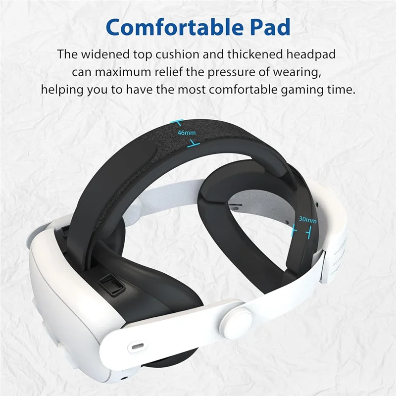 -ABDH Head Strap Accessories Compatible For Quest 3 DOBEWINGDELOU Replacement Accessories Elite Strap For Enhanced Comfort Adjus