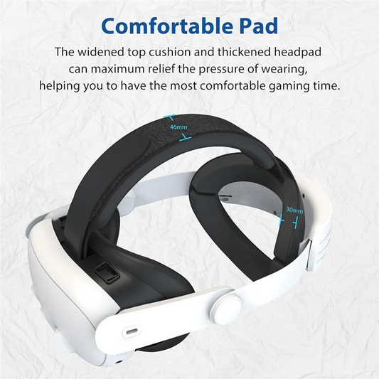 -ABDH Head Strap Accessories Compatible For Quest 3 DOBEWINGDELOU Replacement Accessories Elite Strap For Enhanced Comfort Adjus