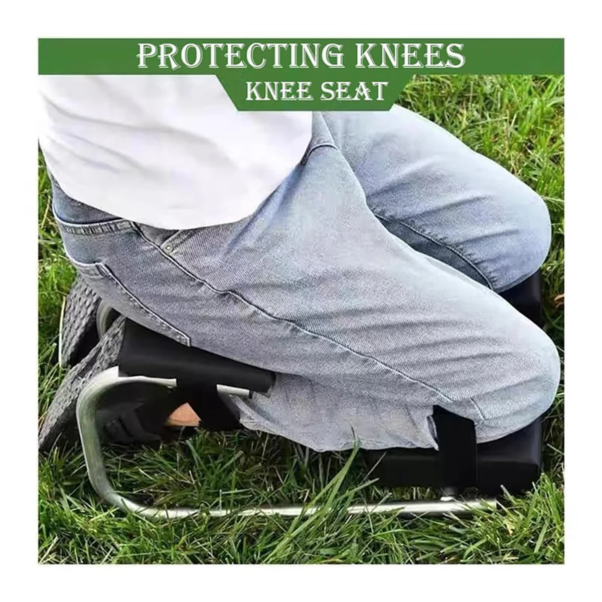 Gardening Knee Seat,Knee Seat for Gardening,Kneeling Knee Brace Gardening Pad, Garden Kneeling and Seat Protect 1Pcs