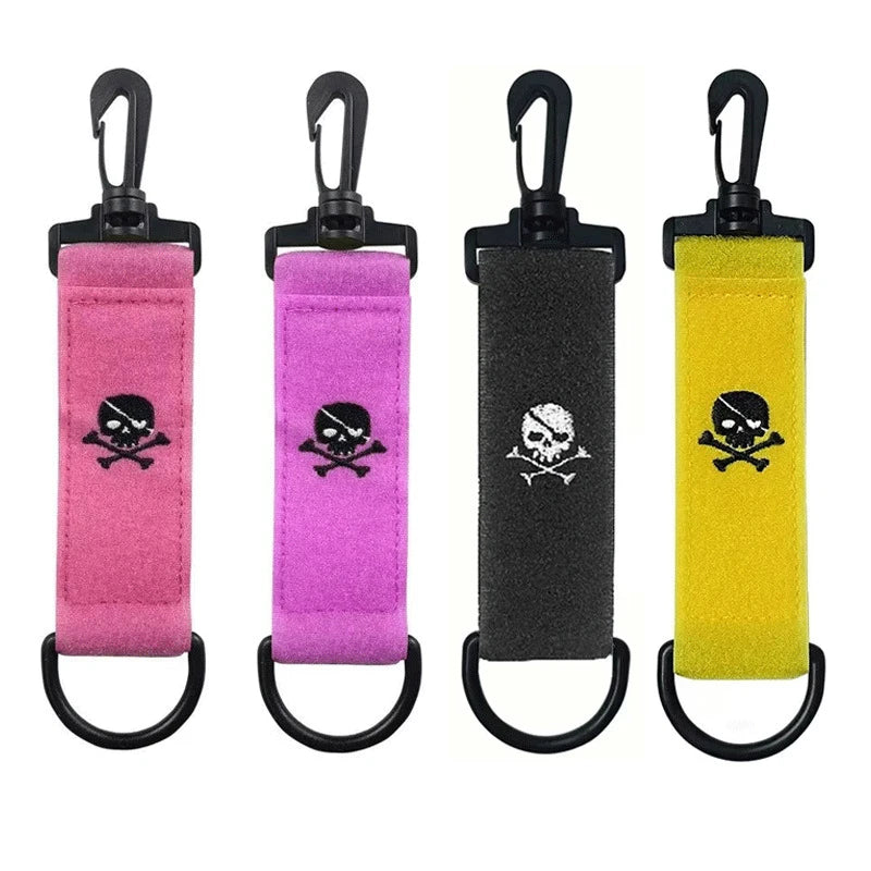 1-4pcsColorful Golf Hang Gloves Magic Tape Double Sided Golf Tee Holder Clip Outdoor Portable Hanging Golf Tees Golf Accessories
