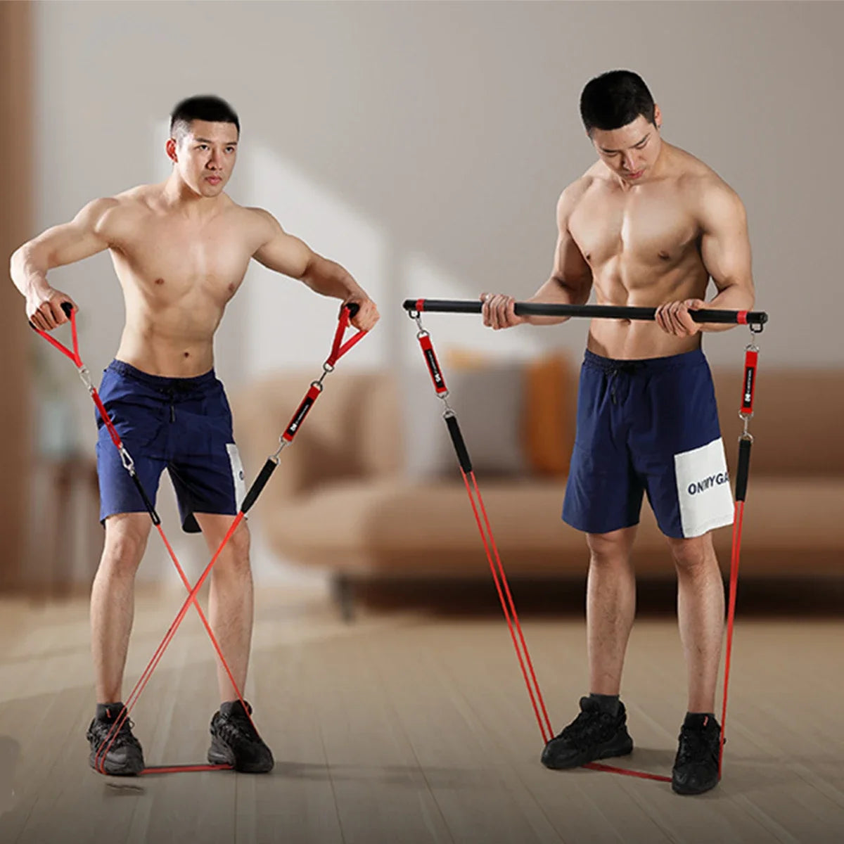 Fitness Elastic Band Fitness Enthusiast Resistance Tension Band Strength Training Yoga Waist and Leg Tension Rope Auxiliary Band