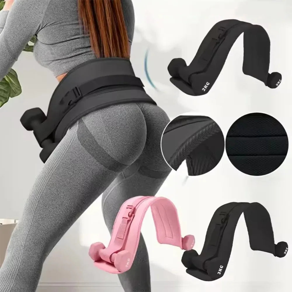 Adjustable Weighted Waist Belt Home Gym Fitness Equipment for Dumbbell Training Hip Shaping Full Body Workouts