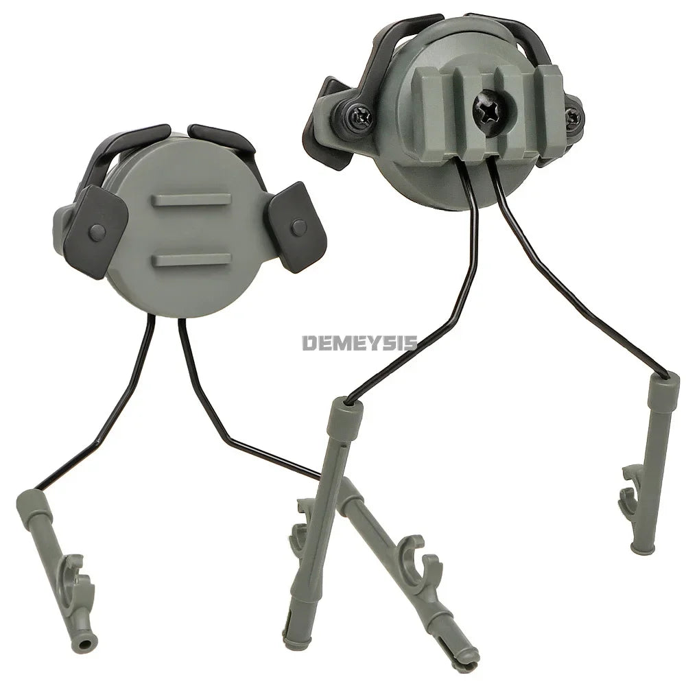 Tactical Helmet Accessories Airsoft Headset Holder Fast Helmets Rail Adapter Set Adjustable Rail Suspension Bracket
