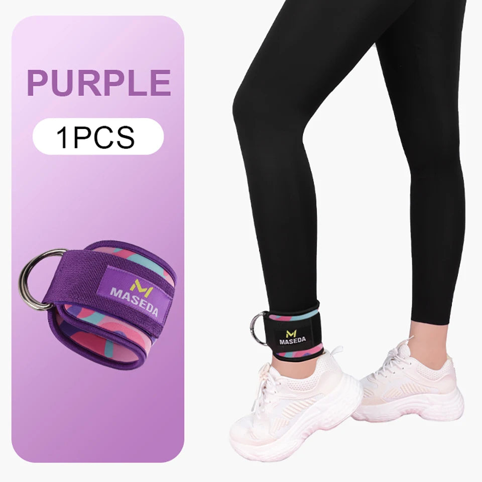 Adjustable Fitness Ankle Straps D-Ring Support Cuffs Gym Leg Strength Workouts Pulley With Buckle Sports Guard Safety Abductors