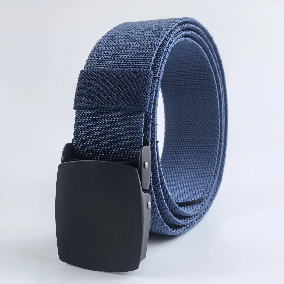 New Golf Sports Elastic Belt Fashion Belt Metal Automatic Buckle Tough Stretch Nylon Men Work belt 120CM Big Size Belts