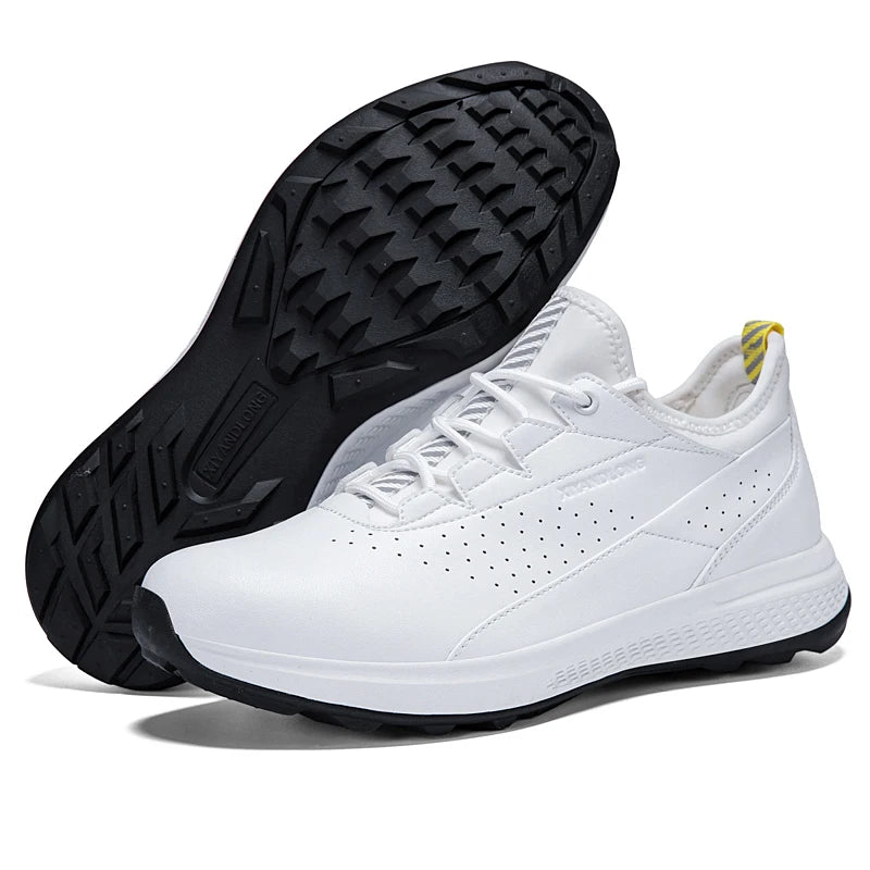 Men's Waterproof Golf Shoes Casual Sports Shoes Outdoor Golf Training Shoes Men's Walking Shoes Large Size Sports Shoes