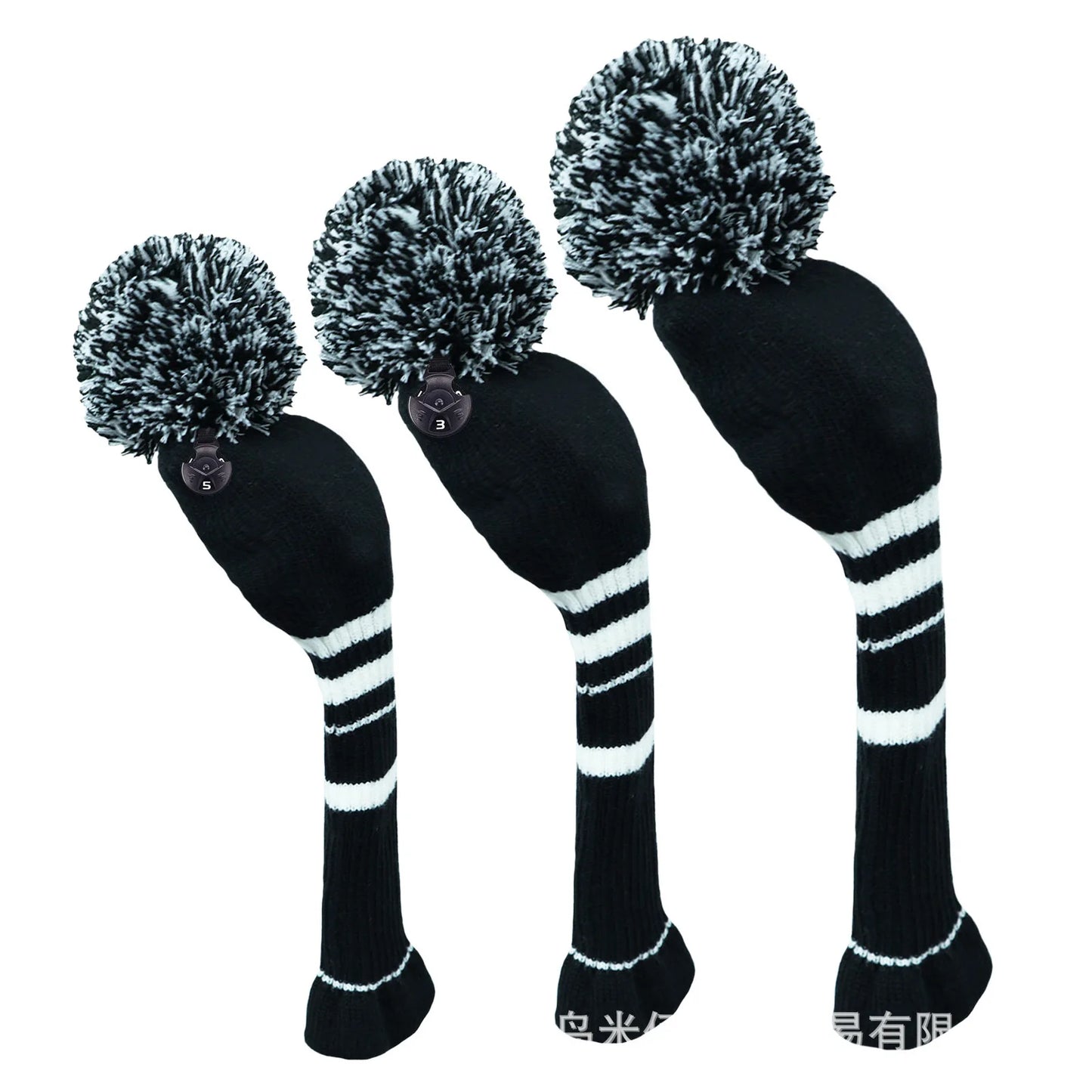 Golf Club HeadCovers ,Knitted Wool Wood Covers, 135 Wood Cover Set, Golf Accessories
