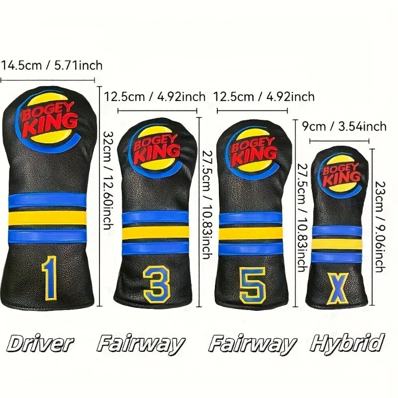 Fashionable golf club head covers; Golf accessories, made of dust-proof and durable materials, providing the best protection