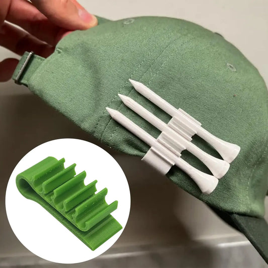 Golf Tee Holder Hat Clip 3D Printed Golf Tee Hat Brim Clips Compact Lightweight Sport Accessories Organizer Clamp golf supplies
