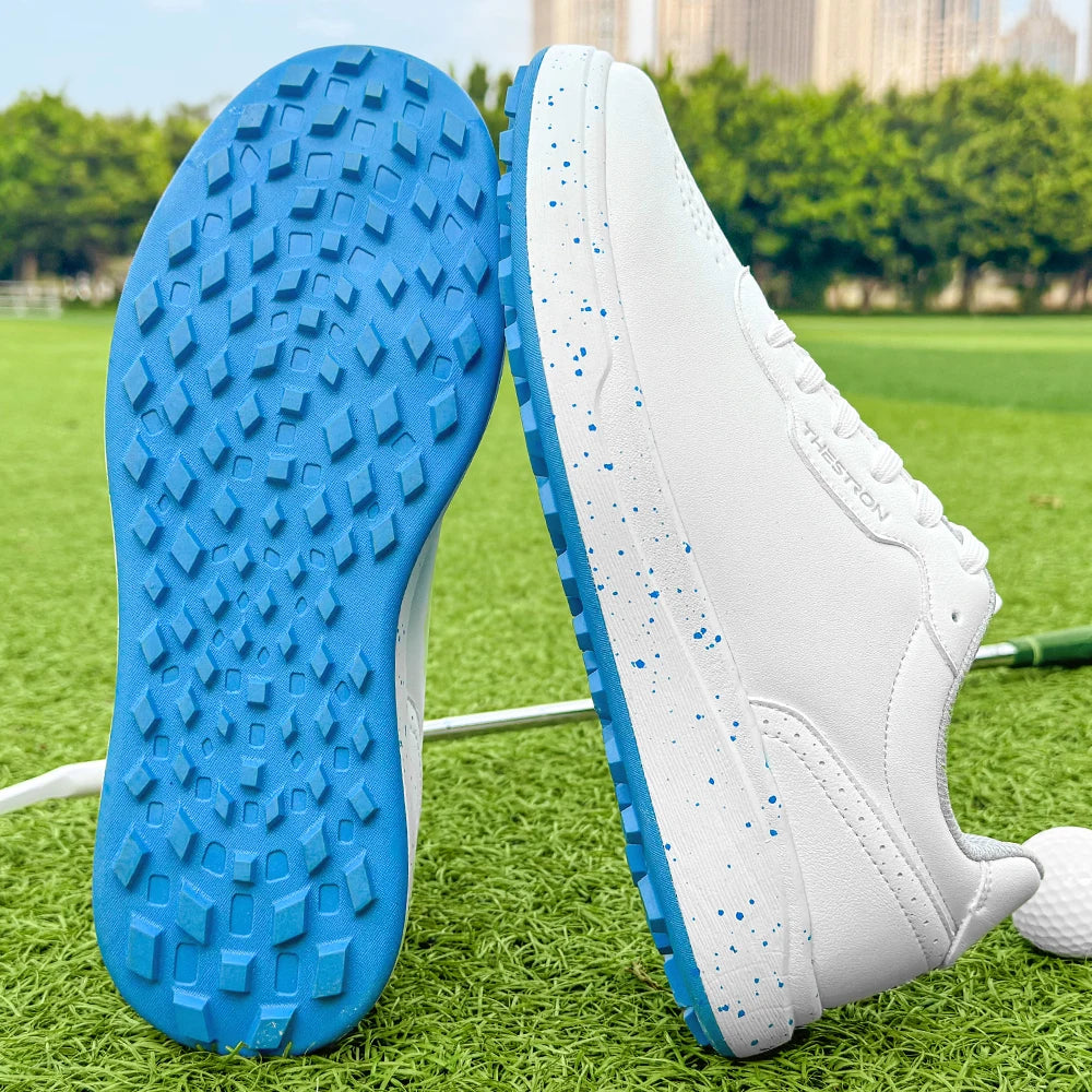 New Men'S Golf Shoes for Outdoor Sports Lightweight And Casual Slip-Resistant Golf Shoes Available in Large Sizes 39-48
